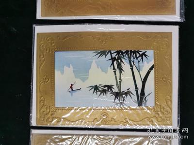 純手工制作 麥秸畫賀卡19